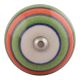 Pea Green Striped Ceramic Wine Stopper